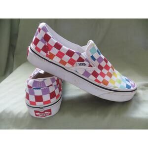 Vans Off the Wall Rainbow Checkerboard M5 W6.5